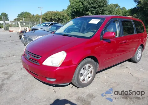 2006 Kia Sedona Ex/Lx из США, поврежденный, VIN KNDMB233166052255